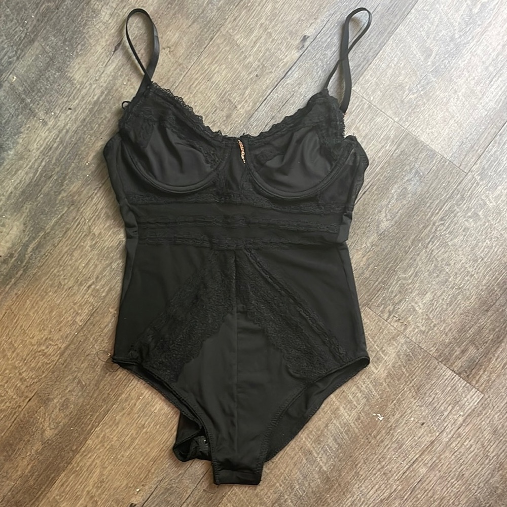 Black bodysuit lingerie